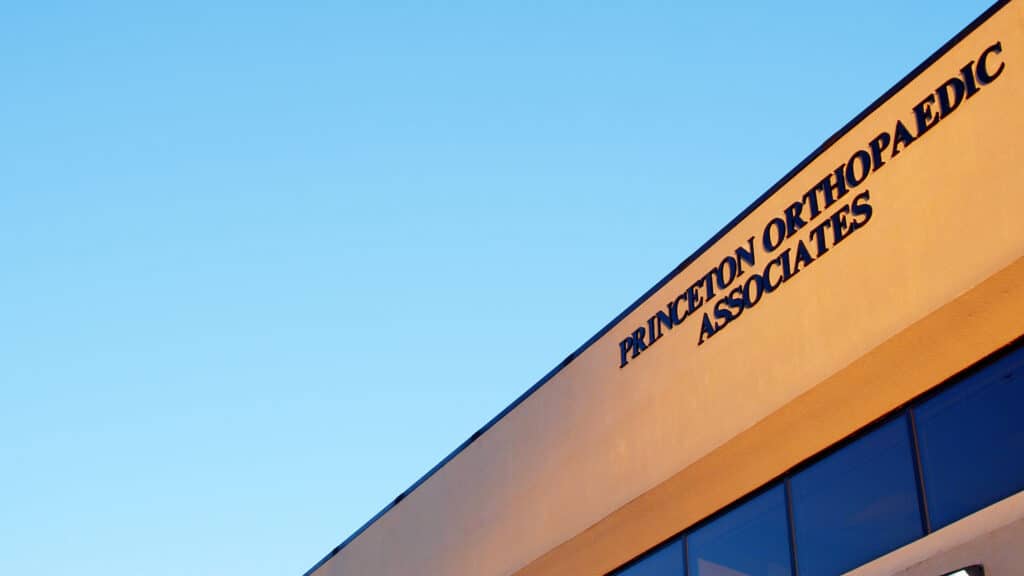 Hand and wrist evaluation at Princeton Orthopaedic Associates