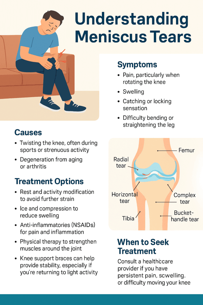 symptoms of a meniscus tear