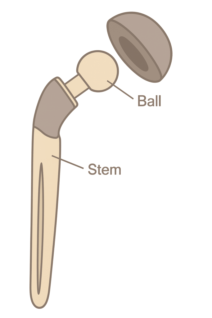 hip replacement poa