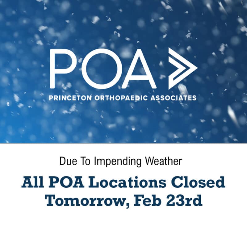Due to impending weather, all POA locations and appointments will be ...